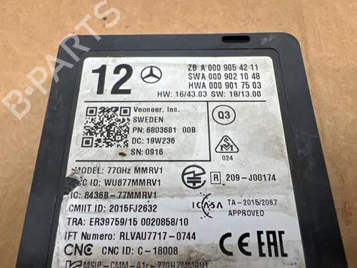 Electronic sensor MERCEDES-BENZ E-CLASS (W213) E 220 d (213.004) | BP38833973M84 - Image 3