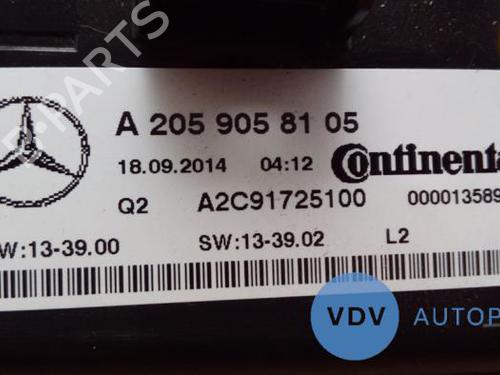 Climate control MERCEDES-BENZ C-CLASS (W205) C 300 BlueTEC Hybrid / h (205.012) | BP25946829I5 