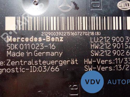 Electronic module MERCEDES-BENZ E-CLASS Coupe (C207) E 220 BlueTEC (207.301) | BP25943785M83 