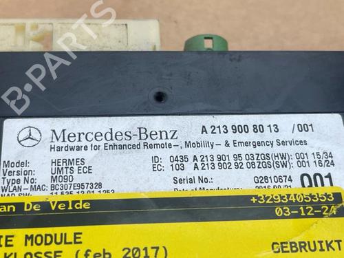 Electronic module MERCEDES-BENZ E-CLASS (W213) E 220 d (213.004) | BP38835133M83 - Image 3
