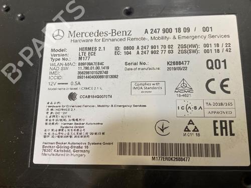 Electronic module MERCEDES-BENZ A-CLASS (W177) AMG A 35 4-matic (177.051) | BP38843886M83 - Image 3