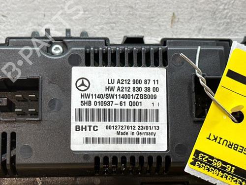 Climate control MERCEDES-BENZ E-CLASS (W212) E 200 CDI / BlueTEC (212.005, 212.006) | BP38850099I5 - Image 3