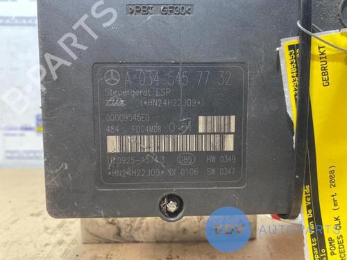 ABS pump MERCEDES-BENZ CLK (C209) CLK 220 CDI (209.308) | BP25951481M43 