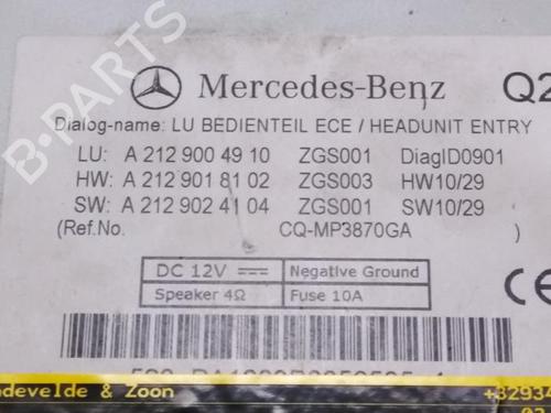 Radio MERCEDES-BENZ E-CLASS Coupe (C207) E 350 CDI (207.322) | BP38856068E6  - Image 7