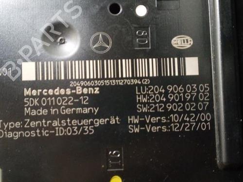 Electronic module MERCEDES-BENZ C-CLASS (W204) C 200 CDI (204.001) | BP38855333M83 - Image 3
