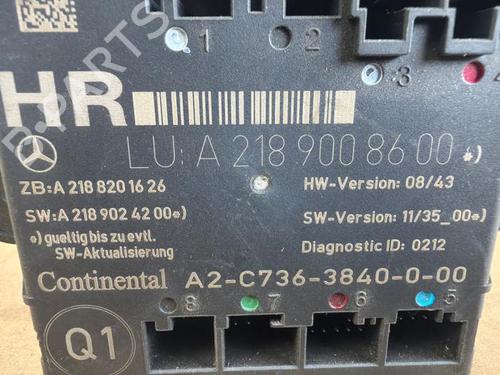Electronic module MERCEDES-BENZ E-CLASS (W212) E 200 (212.034) | BP39966243M83 - Image 6