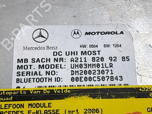 Electronic module MERCEDES-BENZ E-CLASS (W211) E 200 CDI (211.004) | BP38851727M83 - Image 4