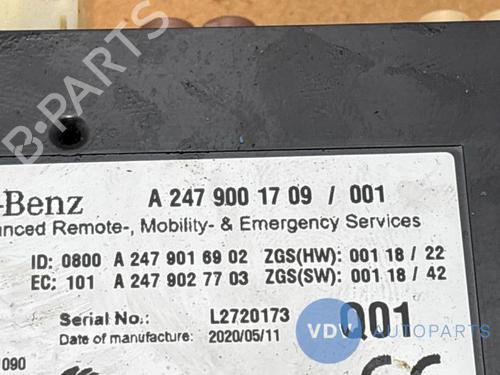 Control unit MERCEDES-BENZ VITO Van (W447) 111 CDI (447.601, 447.603, 447.605) | BP25968977M11 