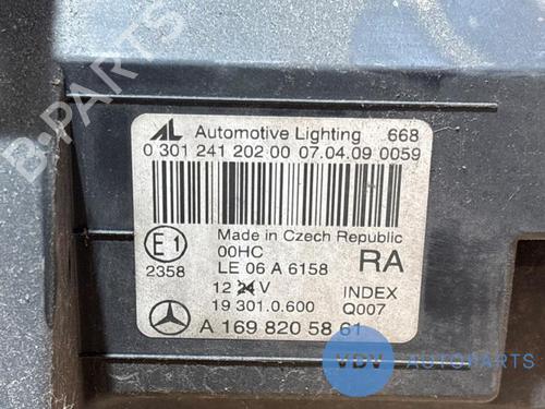 Right headlight MERCEDES-BENZ A-CLASS (W169) A 160 (169.031, 169.331) | BP27505155C29 