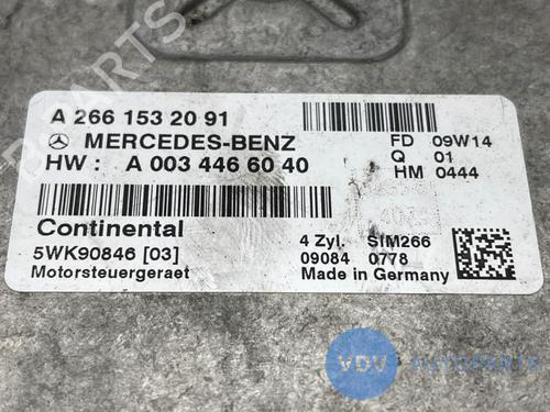 Engine control unit (ECU) MERCEDES-BENZ A-CLASS (W169) A 160 (169.031, 169.331) | BP25973633M57 