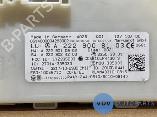 Other MERCEDES-BENZ S-CLASS (W222, V222, X222) S 300 BlueTEC Hybrid / h (222.104, 222.004) | BP29525794O1 