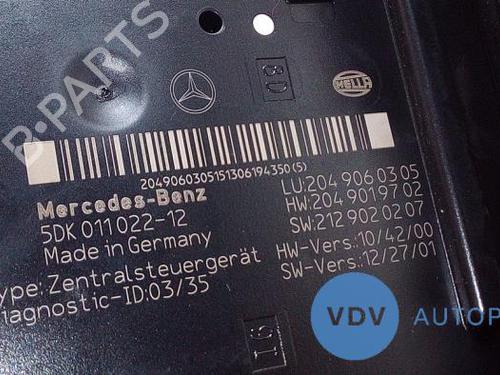 Electronic module MERCEDES-BENZ C-CLASS (W204) C 200 CDI (204.001) | BP25943447M83 