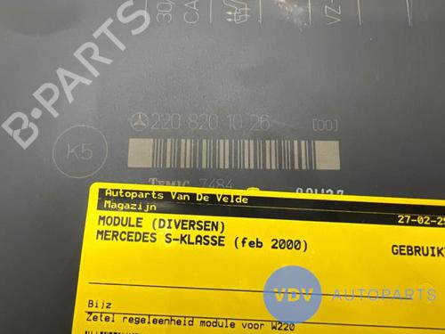 Control unit MERCEDES-BENZ S-CLASS (W220) S 320 (220.065, 220.165) | BP25972887M11 