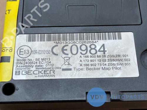 Electronic module MERCEDES-BENZ A-CLASS (W176) A 200 CDI / d (176.008) | BP27639900M83 