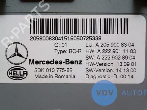 Electronic module MERCEDES-BENZ C-CLASS (W205) C 200 d (205.007) | BP25943775M83 