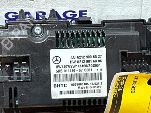 Climate control MERCEDES-BENZ E-CLASS (W212) E 350 BlueTEC 4-matic (212.094) | BP38850156I5 - Image 3