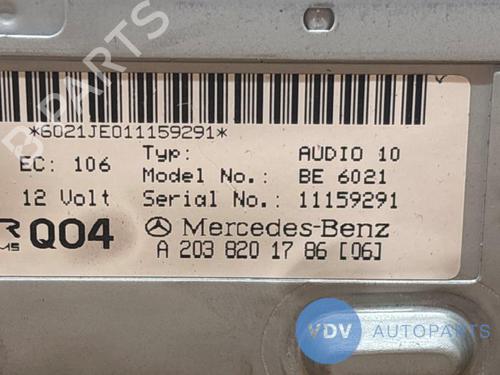 Radio MERCEDES-BENZ C-CLASS (W203) C 200 CDI (203.004) | BP27461058E6 