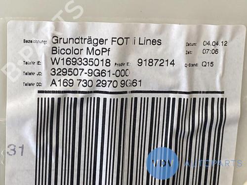 Rear left panel MERCEDES-BENZ A-CLASS (W169) A 160 (169.031, 169.331) | BP25952712C60 