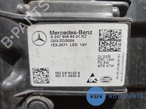 Right headlight MERCEDES-BENZ GLA (H247) GLA 200 d (247.712) | BP29439906C29 
