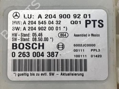 Control unit MERCEDES-BENZ C-CLASS (W204) C 200 CDI (204.001) | BP38854019M11 - Image 7
