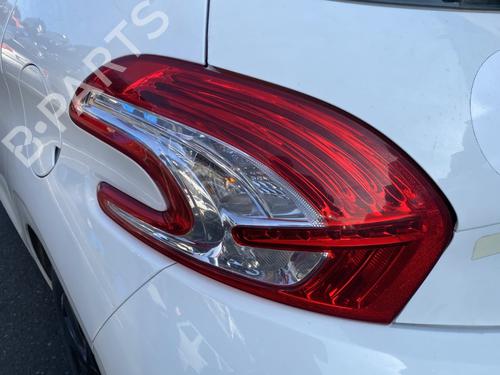 Used Left taillight PEUGEOT 208 I (CA_, CC_) 1.4 HDi (68 hp) 26737357