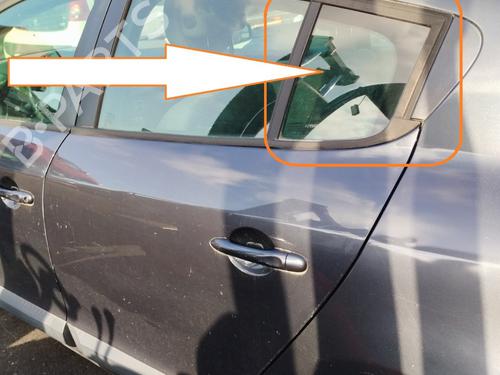 Used Rear left door window Rear left door window RENAULT MEGANE III Hatchback (BZ0/1_, B3_) 1.5 dCi (BZ0C) (90 hp) 34414957 34414957