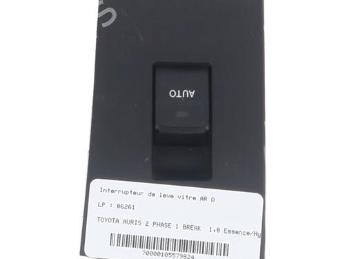 Used Right rear window switch Right rear window switch TOYOTA AURIS Estate (_E18_) 1.8 Hybrid (ZWE186_, ZWE186R, ZWE186H) (136 hp) 25690048 25690048