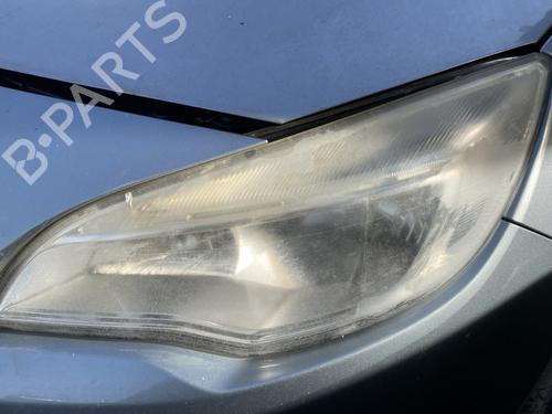Venstre forlygte OPEL ASTRA J (P10) 2.0 CDTI (68) (160 hp) 25691293