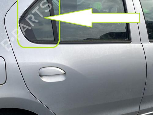 Dør rude højre bagtil DACIA LOGAN II TCe 90 (L8MA, L8M1, L8AC) (90 hp) 32749493