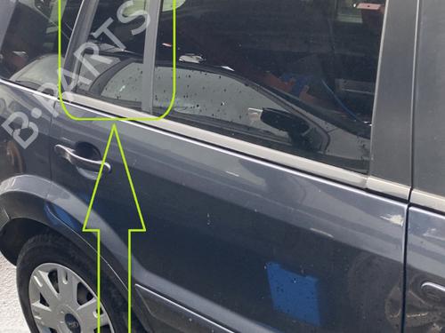 Used Rear right door window FORD FUSION (JU_) 1.4 (80 hp) 25683294