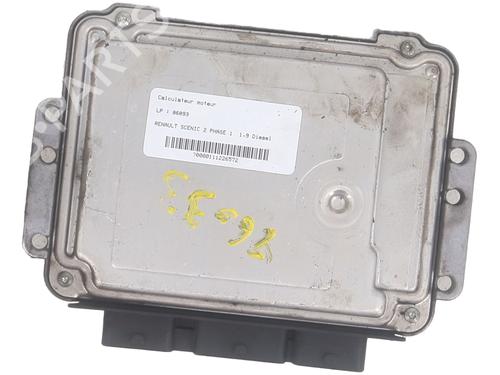 Used Engine control unit (ECU) Engine control unit (ECU) RENAULT SCÉNIC II (JM0/1_) 1.9 dCi (JM0G, JM12, JM1G, JM2C) (120 hp) 28493137 28493137