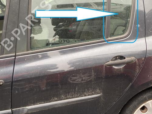 Used Rear left door window RENAULT CLIO III (BR0/1, CR0/1) 1.2 16V (BR02, BR0J, BR11, CR02, CR0J, CR11) (75 hp) 27345648