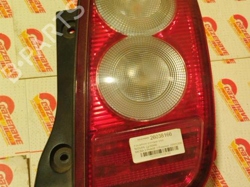 Used Right taillight NISSAN MICRA III (K12) 1.2 16V (80 hp) 25687866