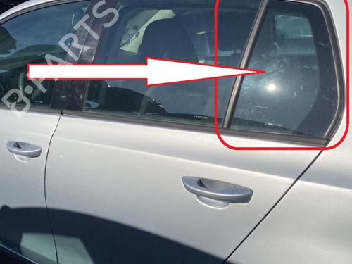 rear-left-door-window-vw-golf-vi-5k1-2008-2009-2010-2011-2012-2013-2014-33126150 main image