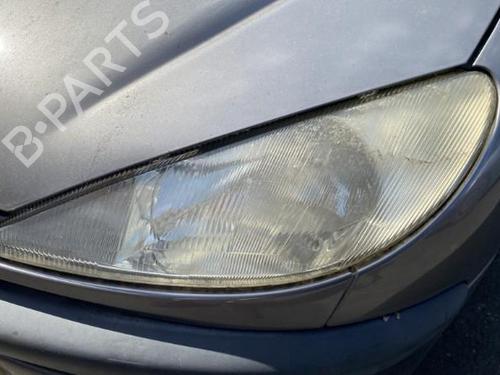 Used Left headlight PEUGEOT 206 Hatchback (2A/C) 1.9 D (69 hp) 25698082