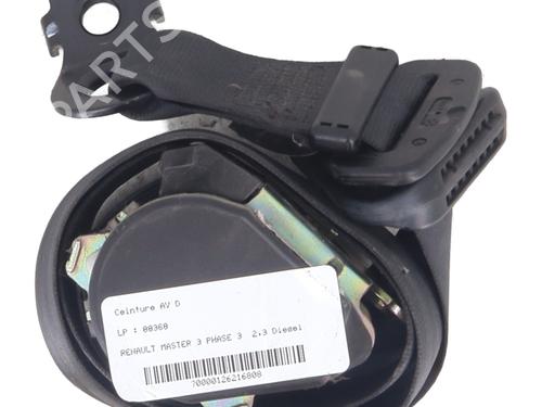 Used Front right seatbelt Front right seatbelt RENAULT MASTER III Van (FV) 2.3 dCi 110 FWD (FV0R, FV0W, FV1A) (110 hp) 35926941 35926941