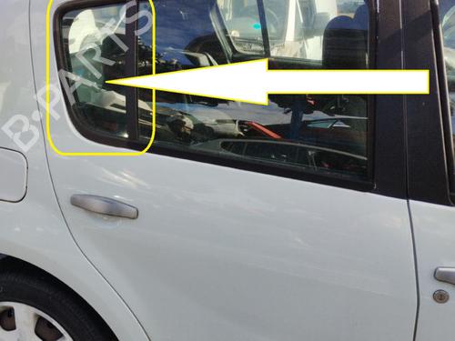 Dør rude højre bagtil Dør rude højre bagtil DACIA SANDERO [2008-2026] 36415683 36415683