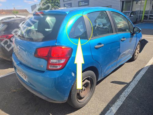 Rear right quarter glass CITROËN C3 II (SC_) 1.1 i | BP28155148C92