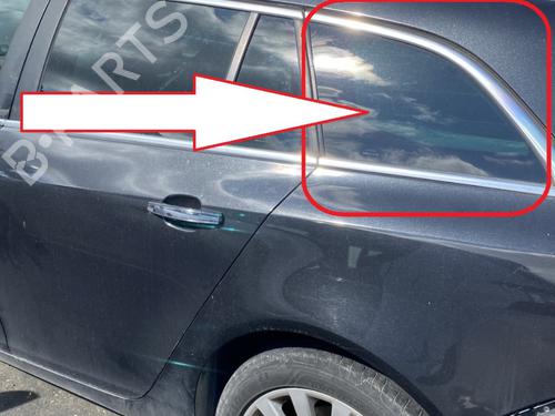 Dør rude ventre bagtil Dør rude ventre bagtil OPEL INSIGNIA A Sports Tourer (G09) [2008-2017] 33773827 33773827