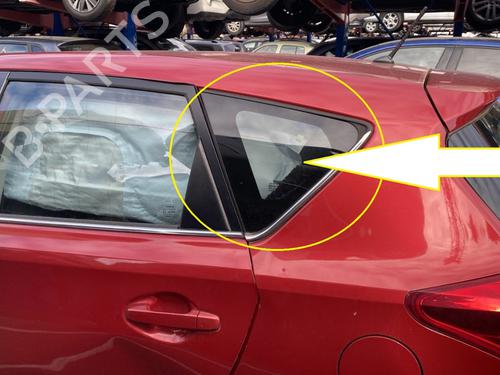 Used Rear left quarter glass TOYOTA AURIS (_E18_) 1.6 (ZRE181_, ZRE185_, ZRE185R, ZRE181R) (132 hp) 30534340
