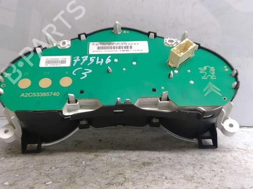 Used Instrument cluster Instrument cluster CITROËN C3 II (SC_) 1.4 HDi 70 (SC8HZC, SC8HR0, SC8HP4) (68 hp) 25696154 25696154