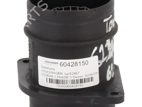 Mass air flow sensor VW TOURAN (1T1, 1T2) 1.9 TDI | BP25698675M95 