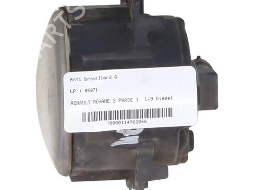 Used Left front fog light Left front fog light RENAULT MEGANE II (BM0/1_, CM0/1_) 1.9 dCi (BM0G, CM0G) (120 hp) 30127981 30127981