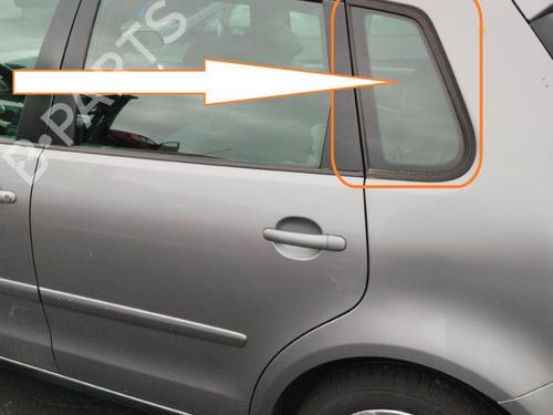 Dør rude ventre bagtil Dør rude ventre bagtil VW POLO IV (9N_, 9A_) 1.4 16V (80 hp) 35926851 35926851