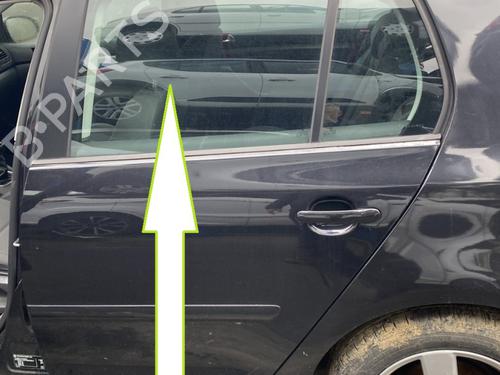 Dørrute venstre bak VW GOLF V (1K1) 2.0 TDI (170 hp) 26170572