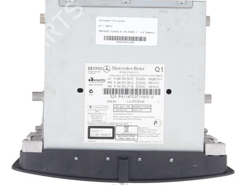 Radio MERCEDES-BENZ A-CLASS (W176) A 180 (176.042) | BP25672651E6 - Image 2