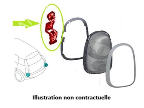 Support de lampe BMW 3 Compact (E36) 318 tds (90 hp) 25689290
