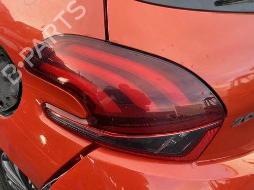 Used Left taillight PEUGEOT 208 I (CA_, CC_) 1.2 VTI 82 (82 hp) 30779812