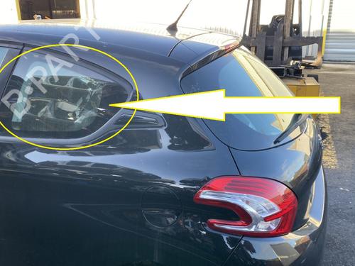 Used Rear left quarter glass PEUGEOT 208 I (CA_, CC_) 1.4 HDi (68 hp) 30816650