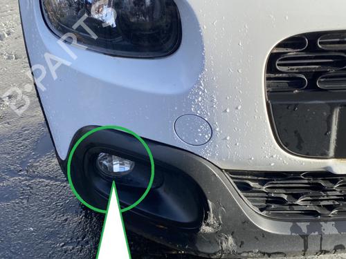 Used Right front fog light CITROËN C3 III (SX) 1.5 BlueHDi 100 (SXYHYP, SXYHTU) (102 hp) 32429327